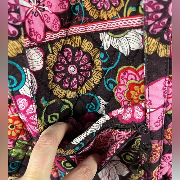 Vera Bradley "Mod Floral Pink" Tote Bag - Picture 3 of 6